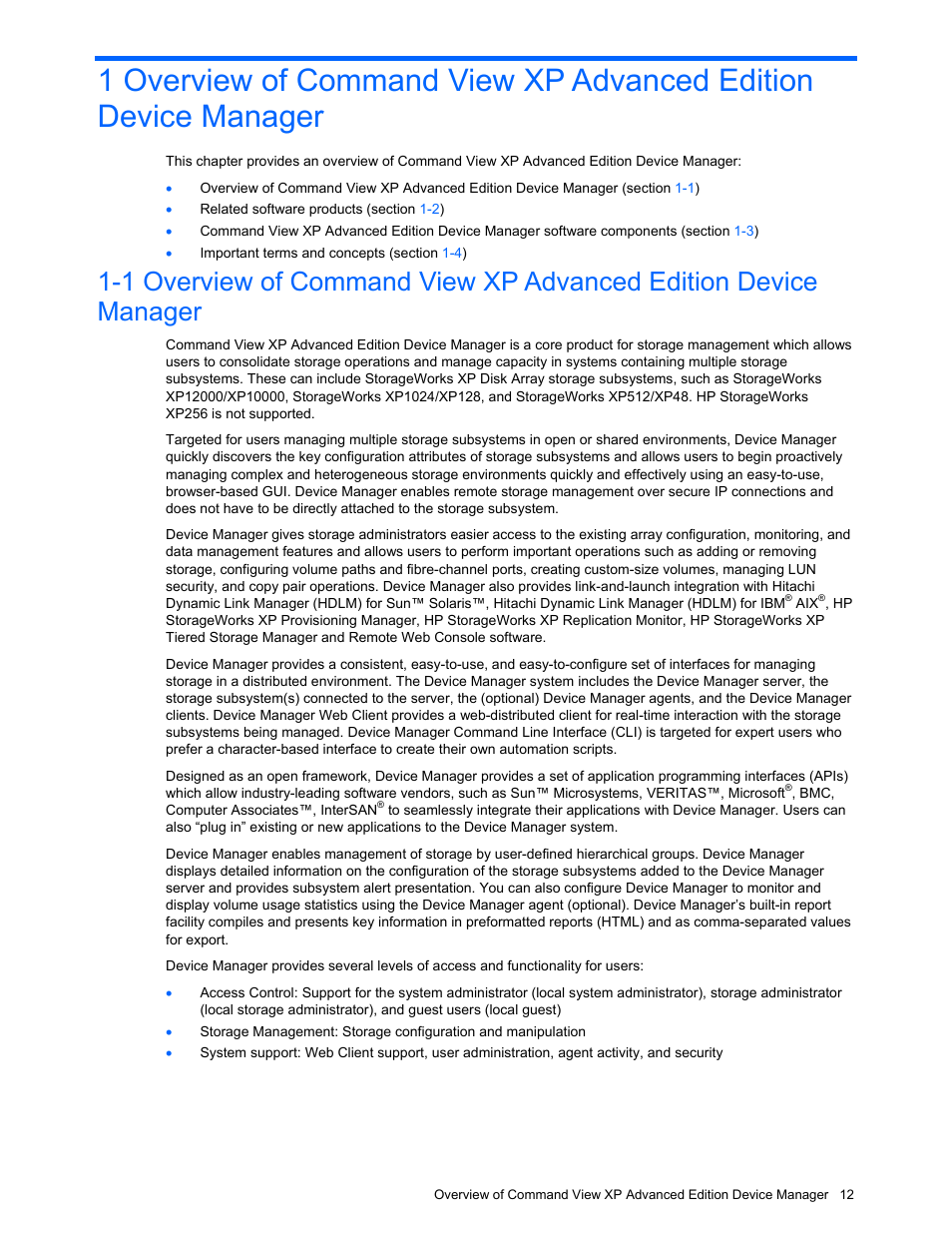 HP XP Command View Advanced Edition Software User Manual | Page 12 / 201