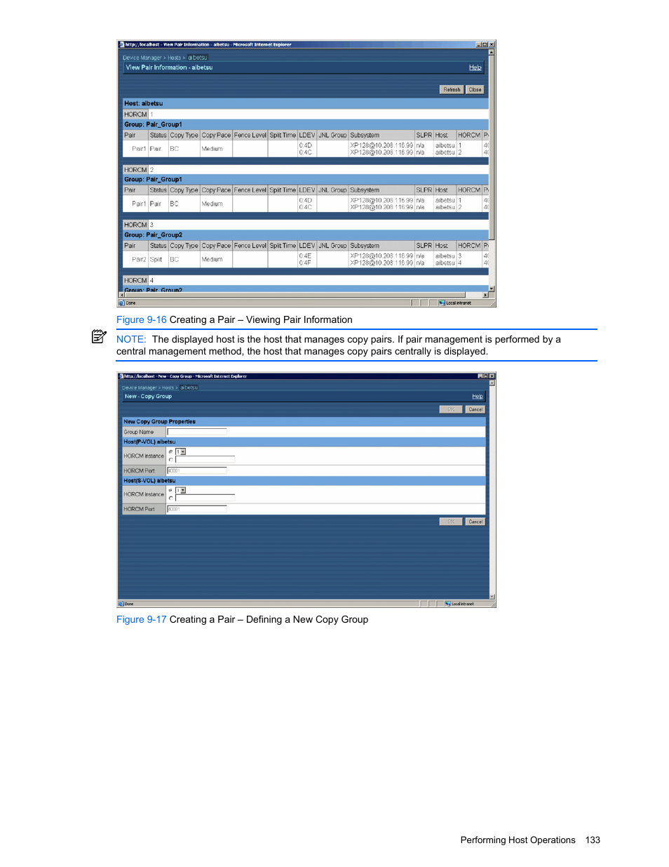HP XP Command View Advanced Edition Software User Manual | Page 133 / 201