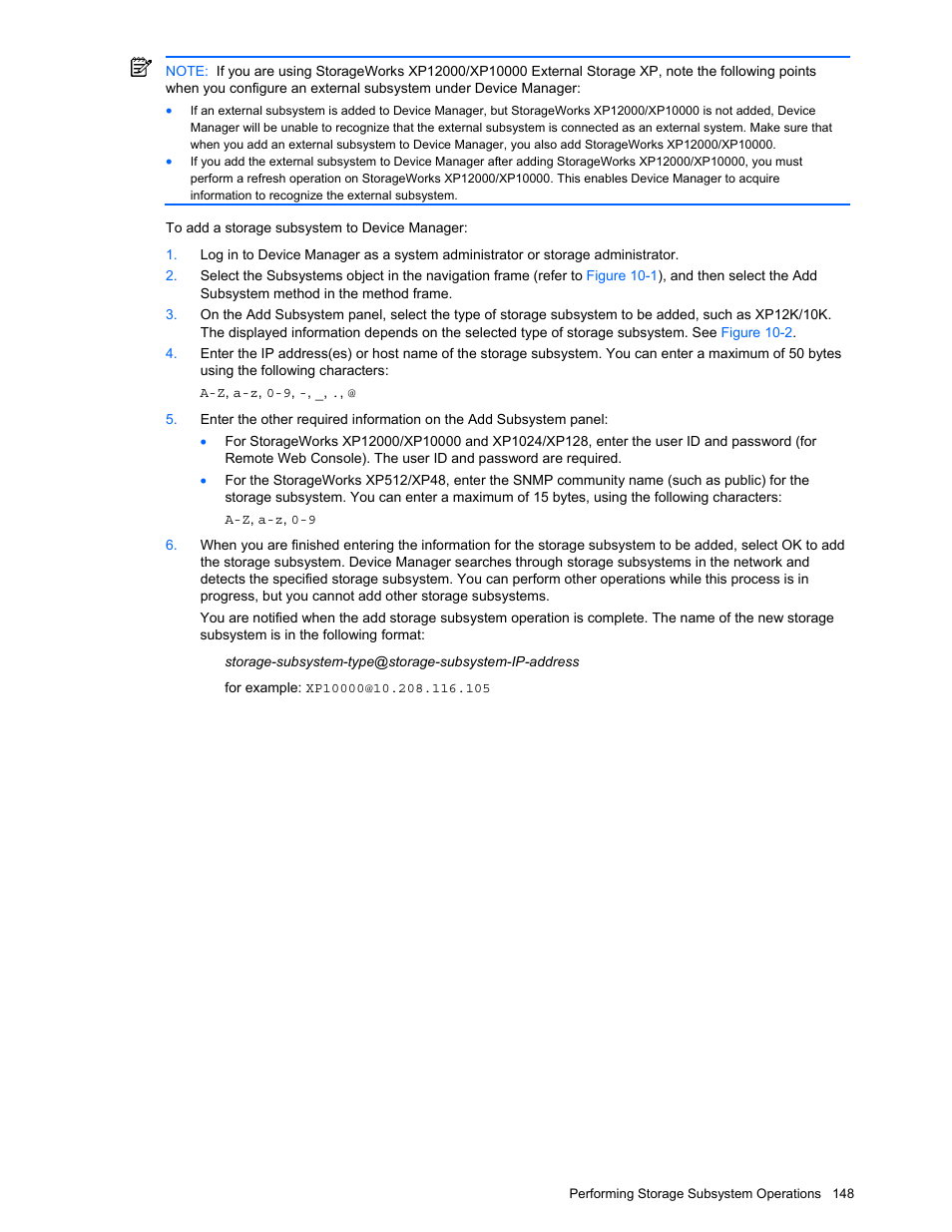 HP XP Command View Advanced Edition Software User Manual | Page 148 / 201