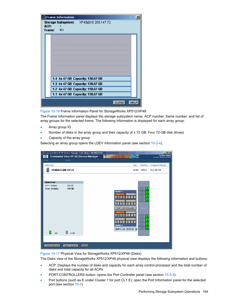 HP XP Command View Advanced Edition Software User Manual | Page 164 / 201