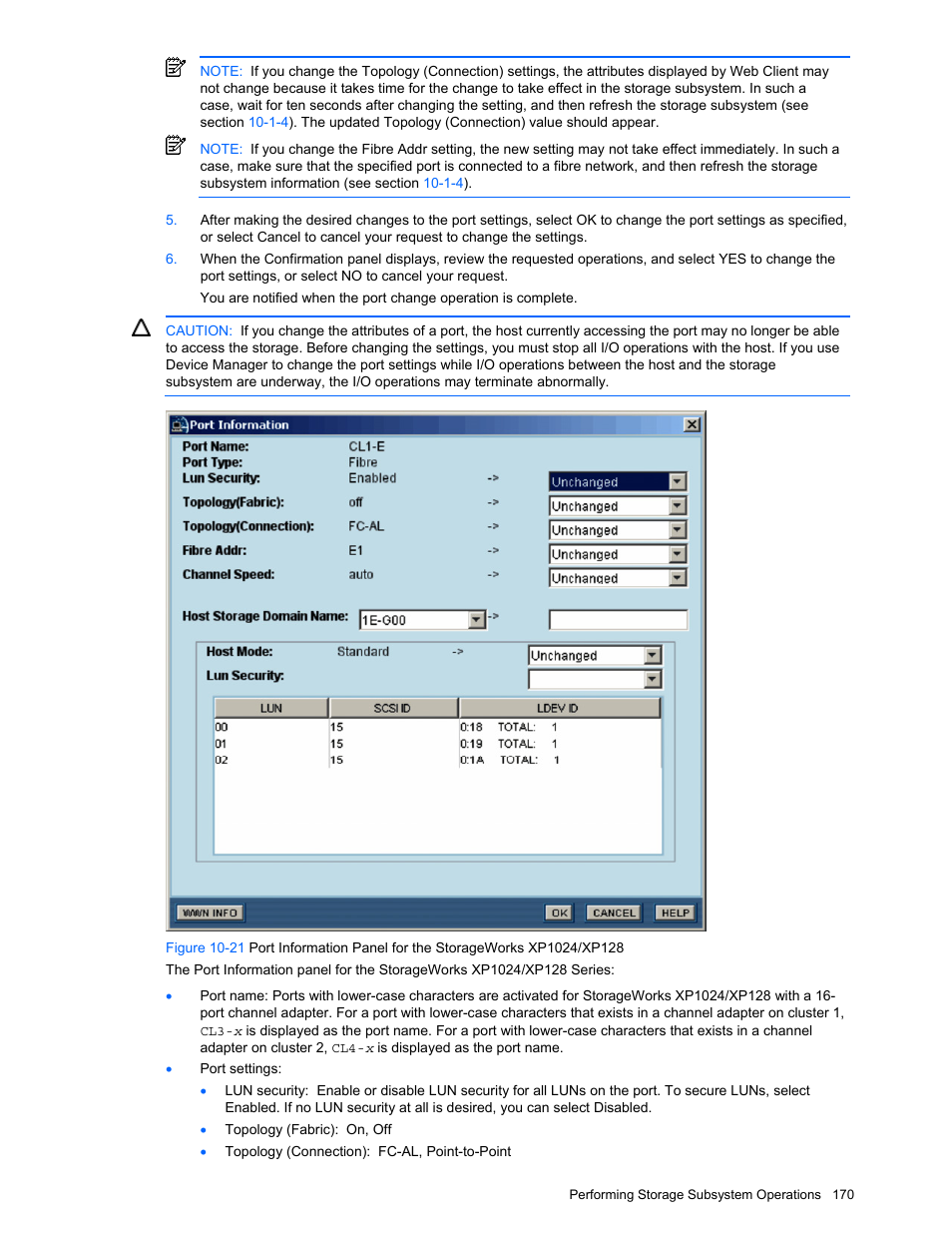 HP XP Command View Advanced Edition Software User Manual | Page 170 / 201