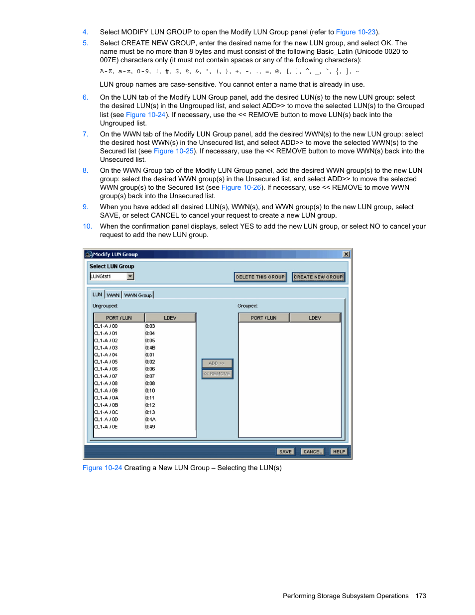 HP XP Command View Advanced Edition Software User Manual | Page 173 / 201