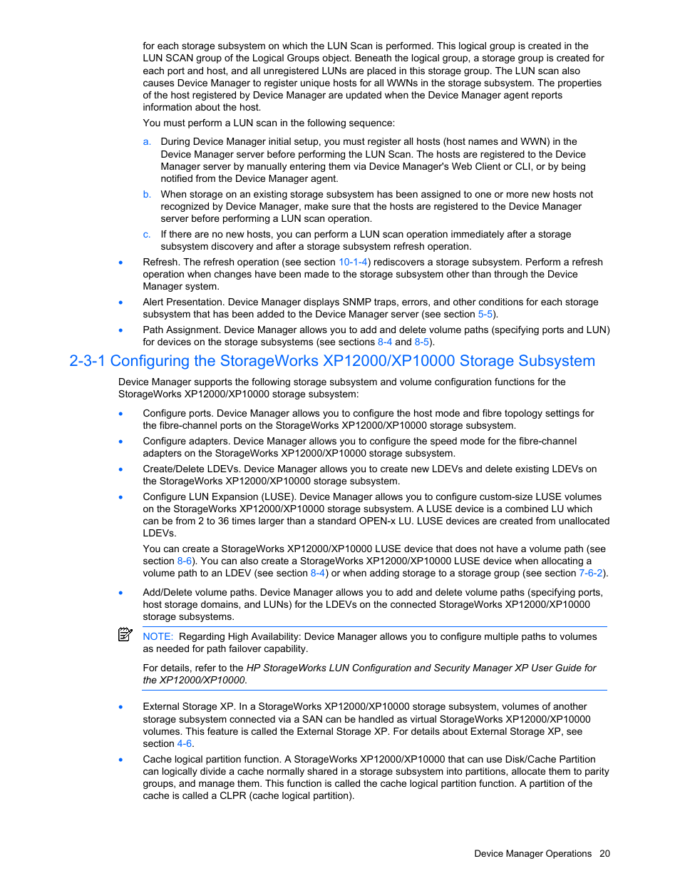 HP XP Command View Advanced Edition Software User Manual | Page 20 / 201