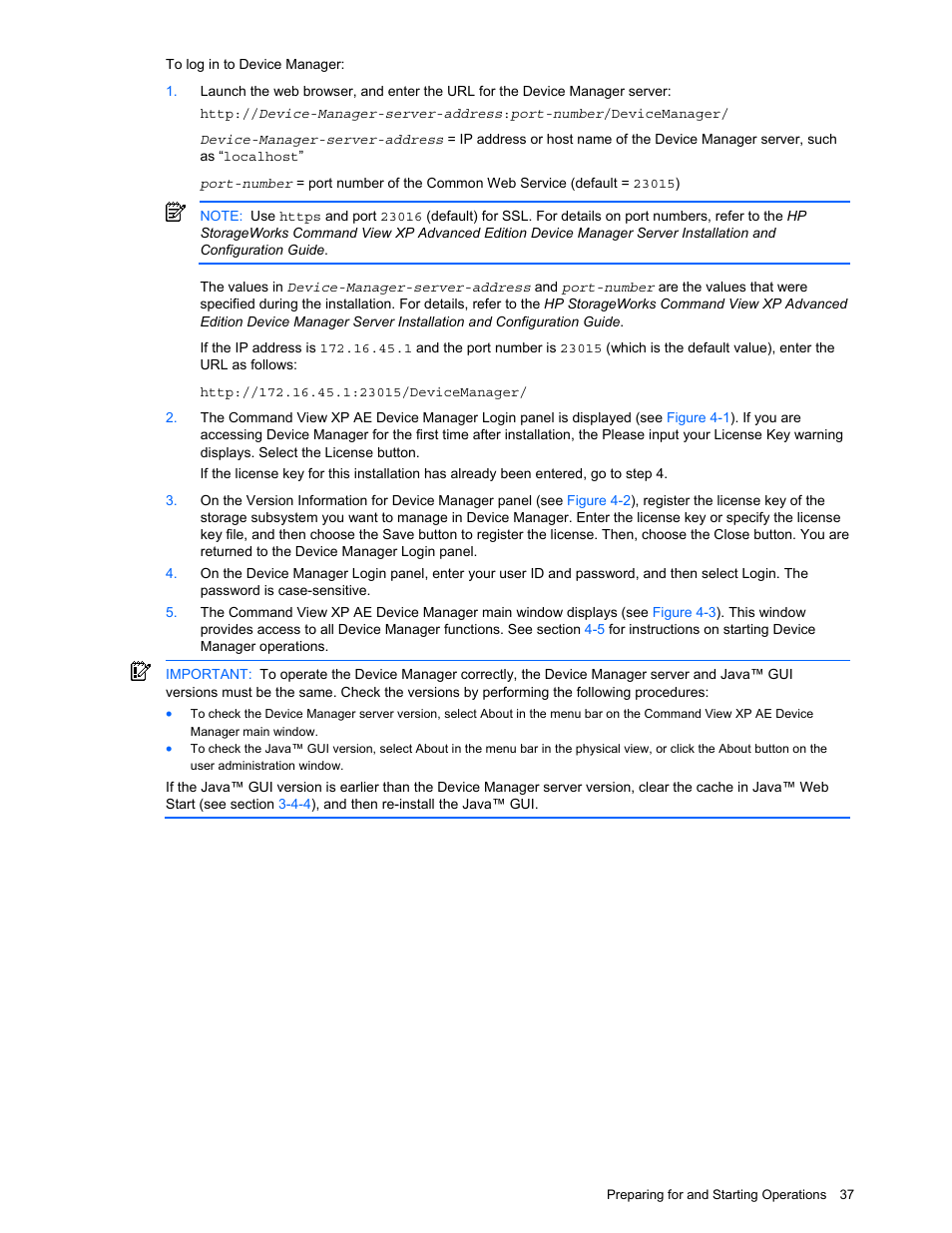 HP XP Command View Advanced Edition Software User Manual | Page 37 / 201