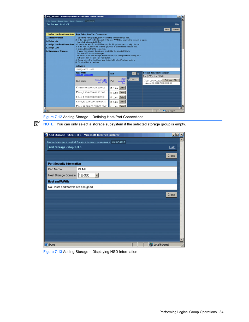 HP XP Command View Advanced Edition Software User Manual | Page 84 / 201