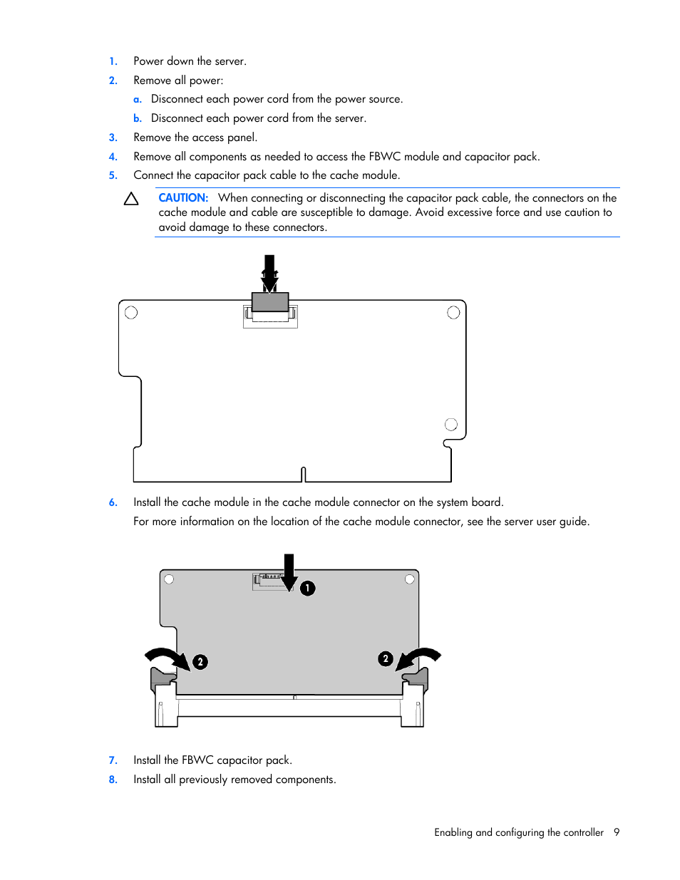 HP Dynamic Smart Array Controllers User Manual | Page 9 / 37