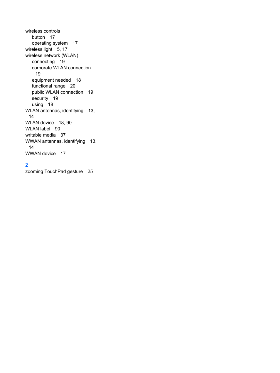HP ProBook 450 G0 Notebook PC User Manual | Page 113 / 113