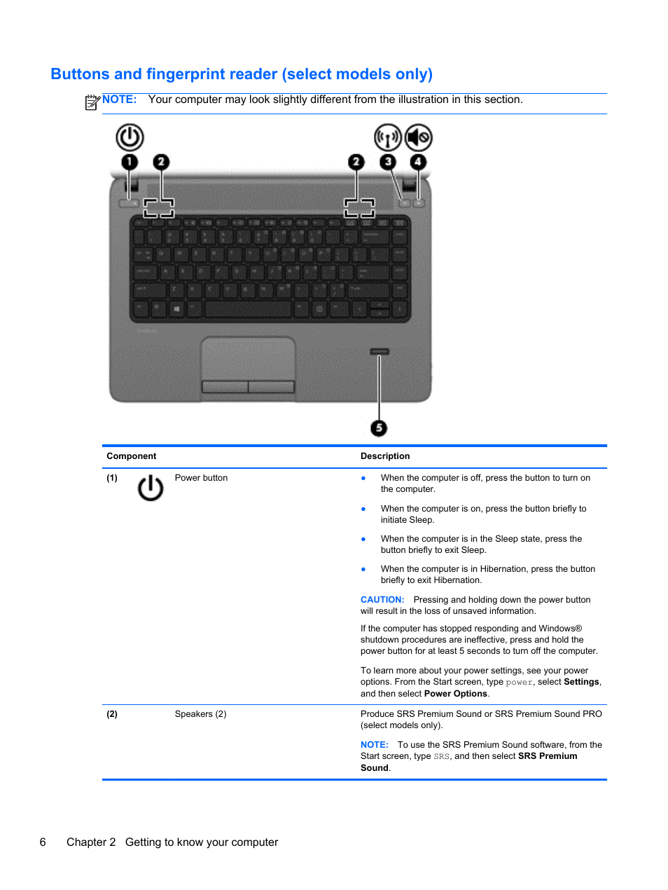 HP ProBook 450 G0 Notebook PC User Manual | Page 16 / 113