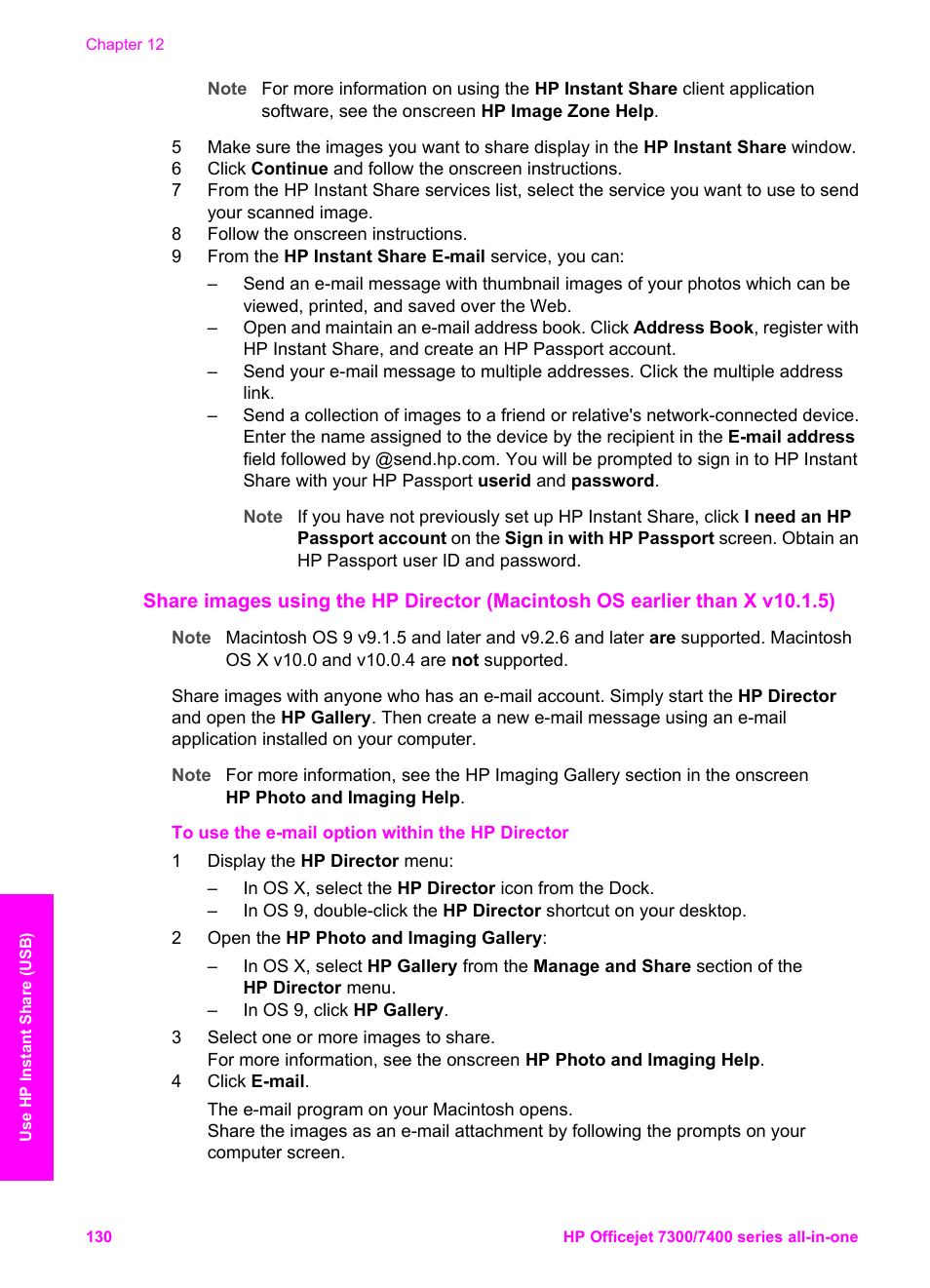 HP Officejet 7410 All-in-One Printer User Manual | Page 133 / 242