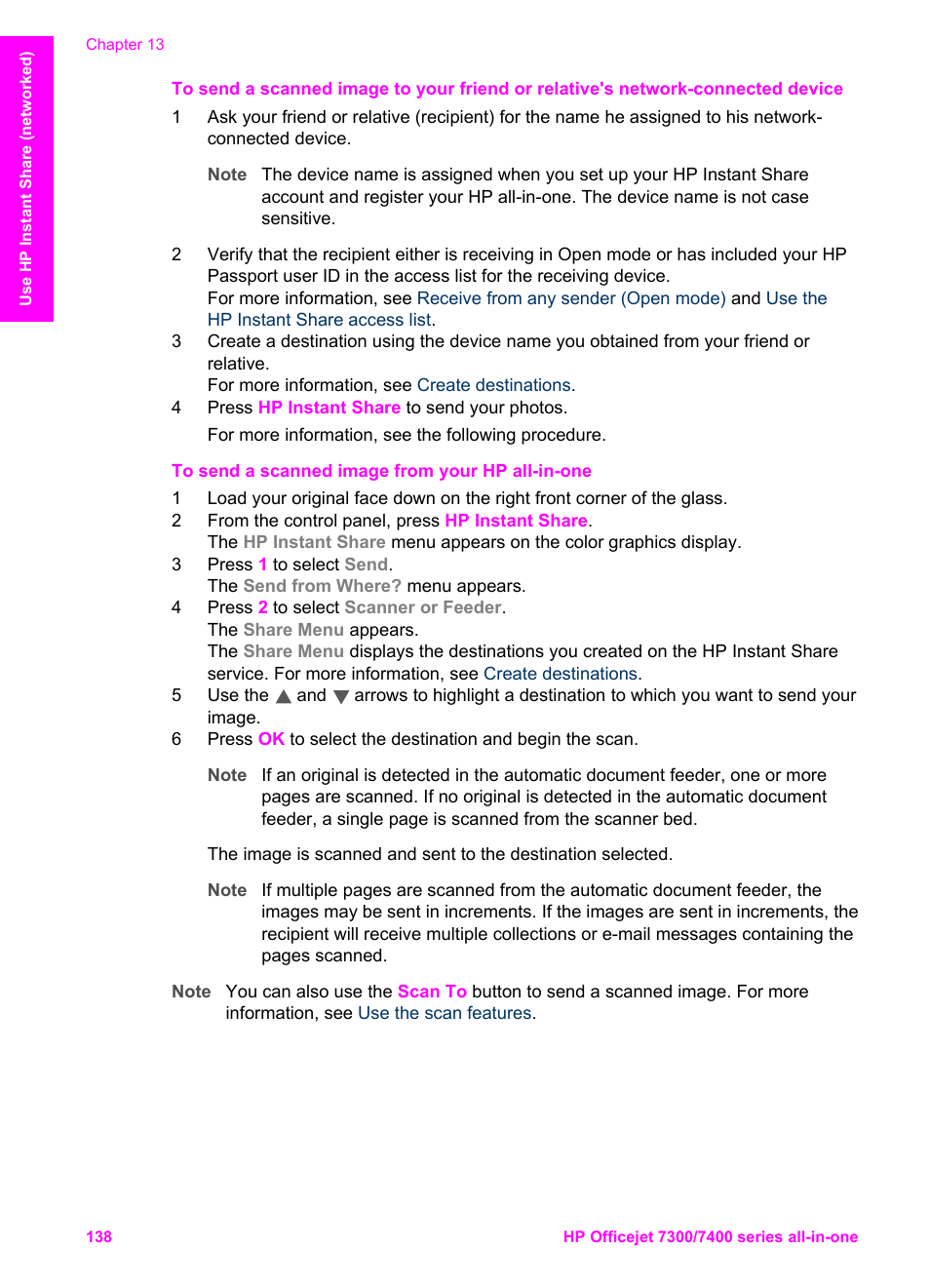 HP Officejet 7410 All-in-One Printer User Manual | Page 141 / 242