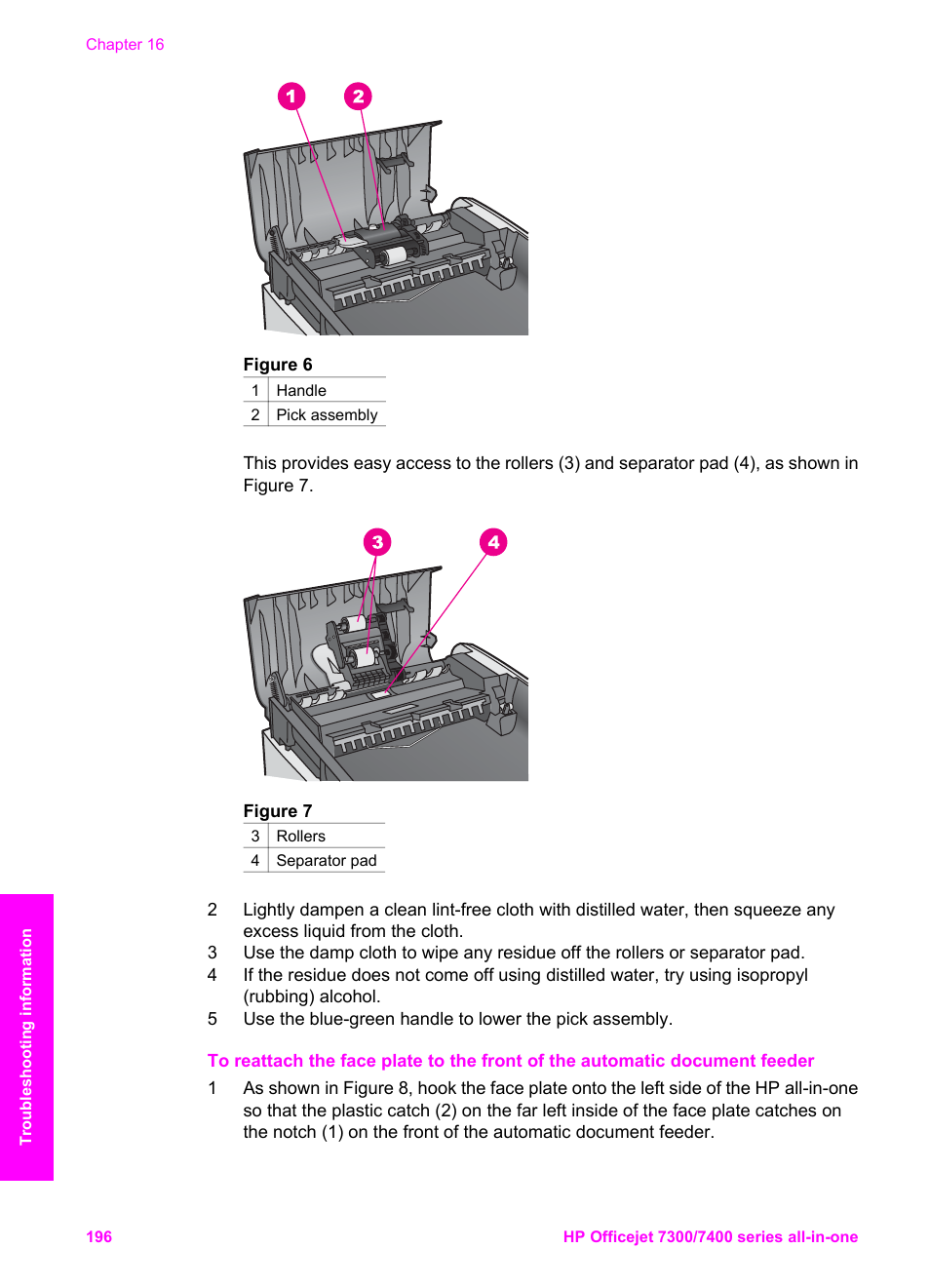 HP Officejet 7410 All-in-One Printer User Manual | Page 199 / 242