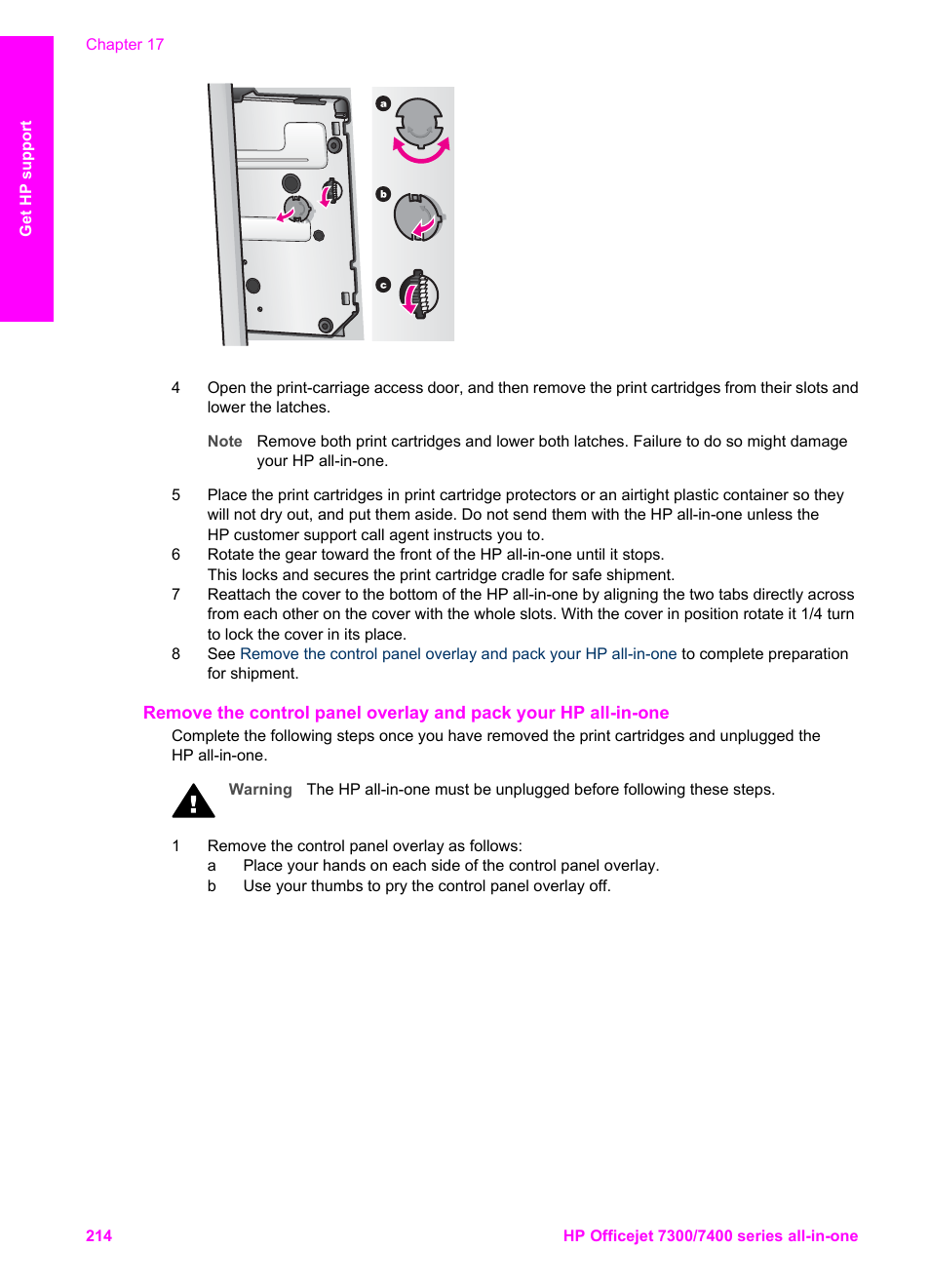 HP Officejet 7410 All-in-One Printer User Manual | Page 217 / 242