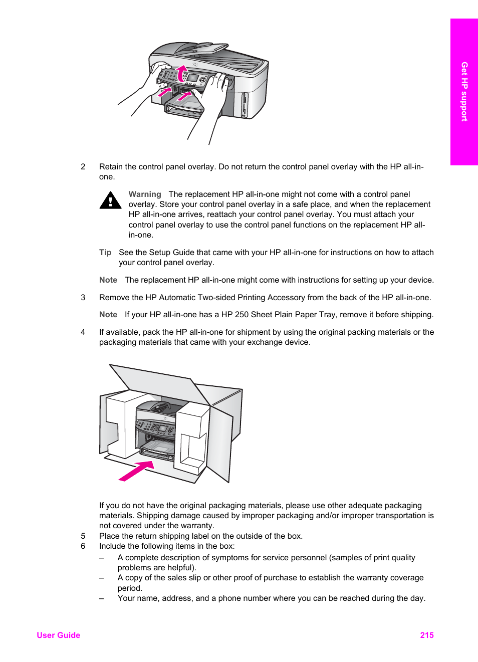 HP Officejet 7410 All-in-One Printer User Manual | Page 218 / 242