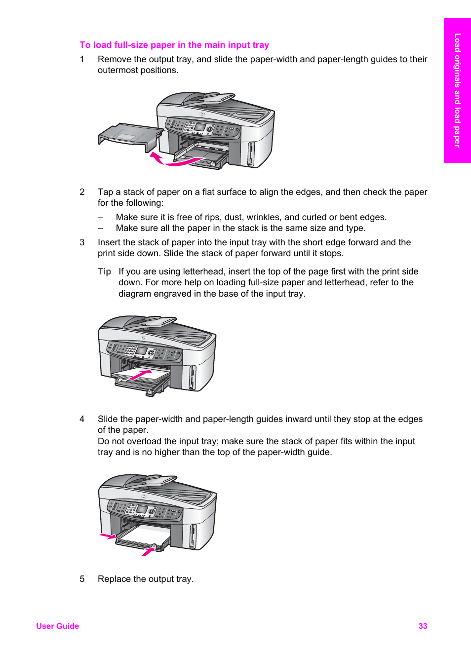 HP Officejet 7410 All-in-One Printer User Manual | Page 36 / 242