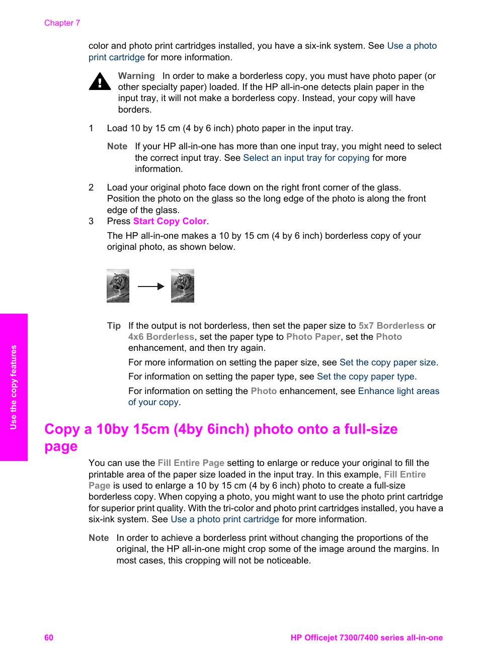 HP Officejet 7410 All-in-One Printer User Manual | Page 63 / 242