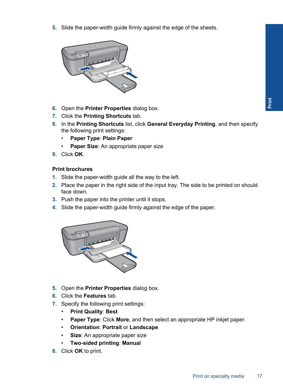 HP Deskjet D5560 Printer User Manual | Page 19 / 68