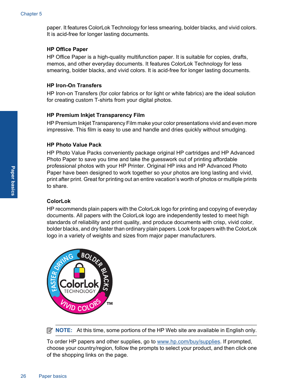 HP Deskjet D5560 Printer User Manual | Page 28 / 68