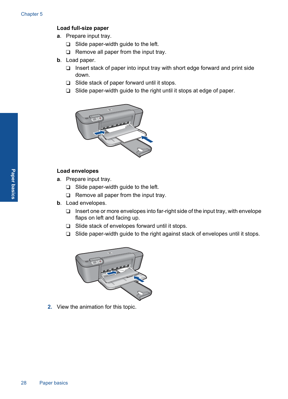 HP Deskjet D5560 Printer User Manual | Page 30 / 68