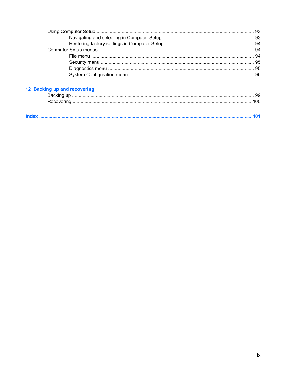 HP Mini 5101 User Manual | Page 9 / 115