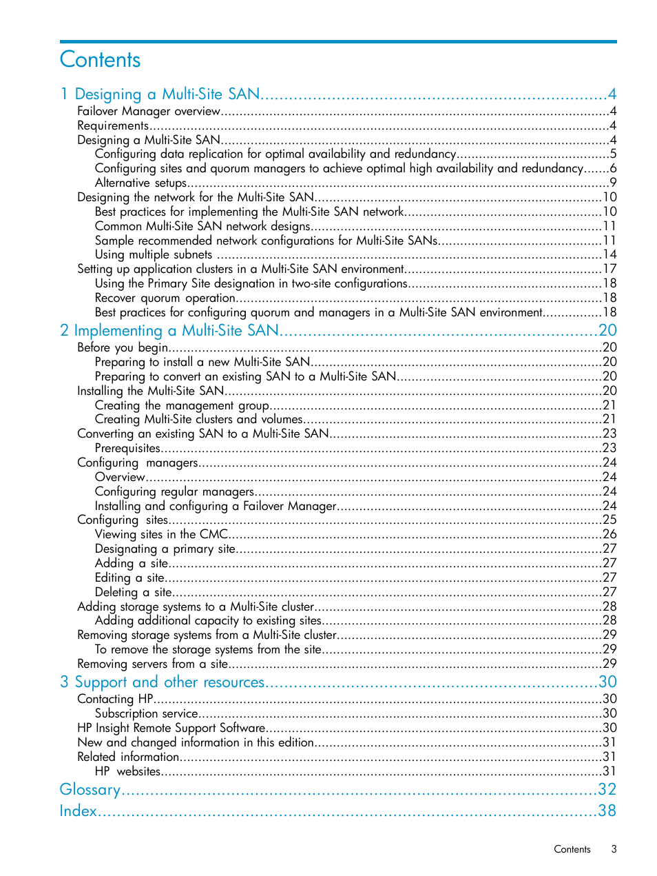 HP StoreVirtual 4000 Storage User Manual | Page 3 / 40