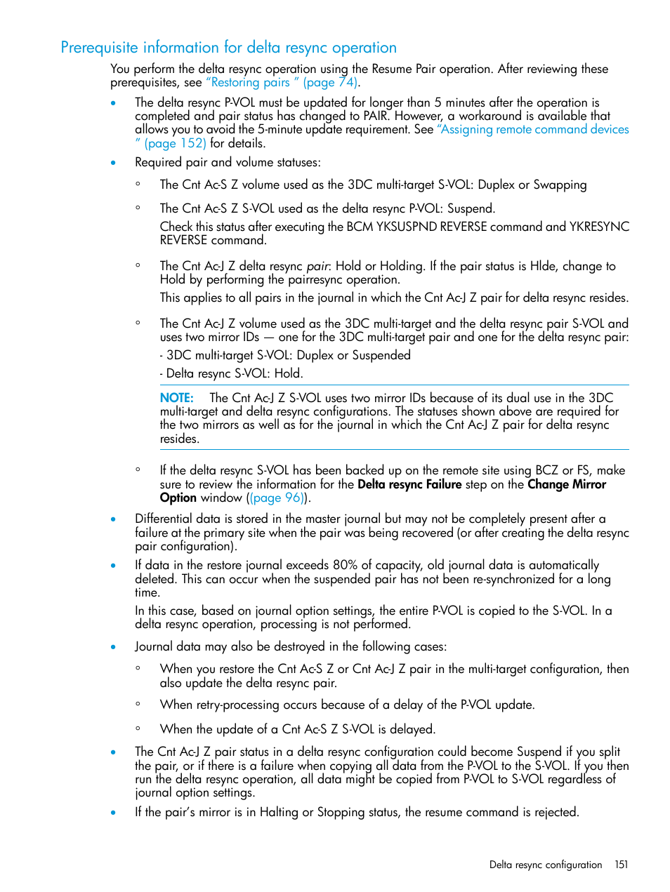 Prerequisite | HP XP P9500 Storage User Manual | Page 151 / 201