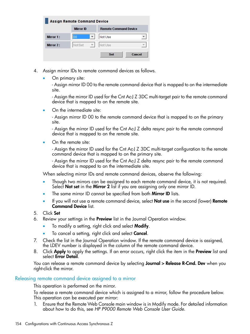 HP XP P9500 Storage User Manual | Page 154 / 201