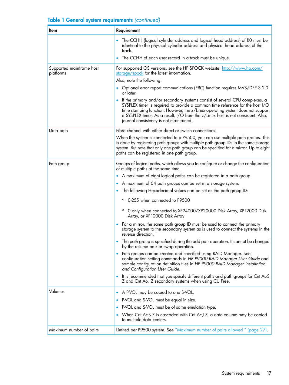 HP XP P9500 Storage User Manual | Page 17 / 201
