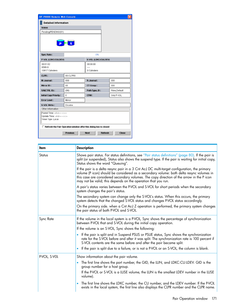 HP XP P9500 Storage User Manual | Page 171 / 201