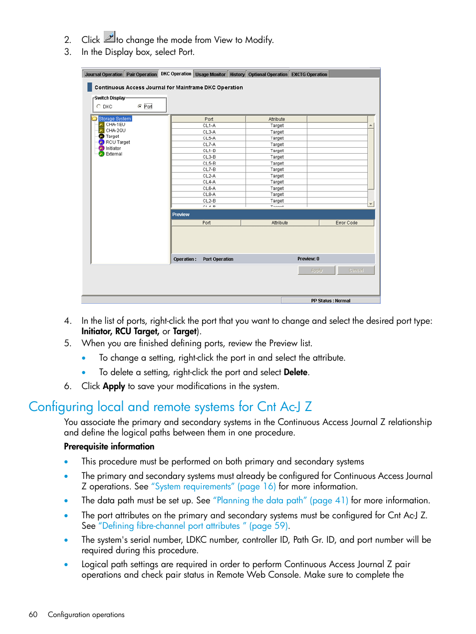 Configuring local and | HP XP P9500 Storage User Manual | Page 60 / 201