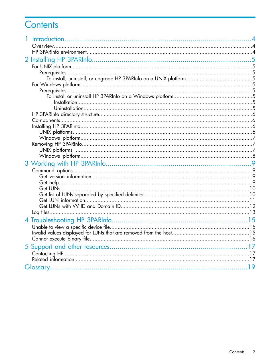 HP 3PAR System Reporter Software User Manual | Page 3 / 19