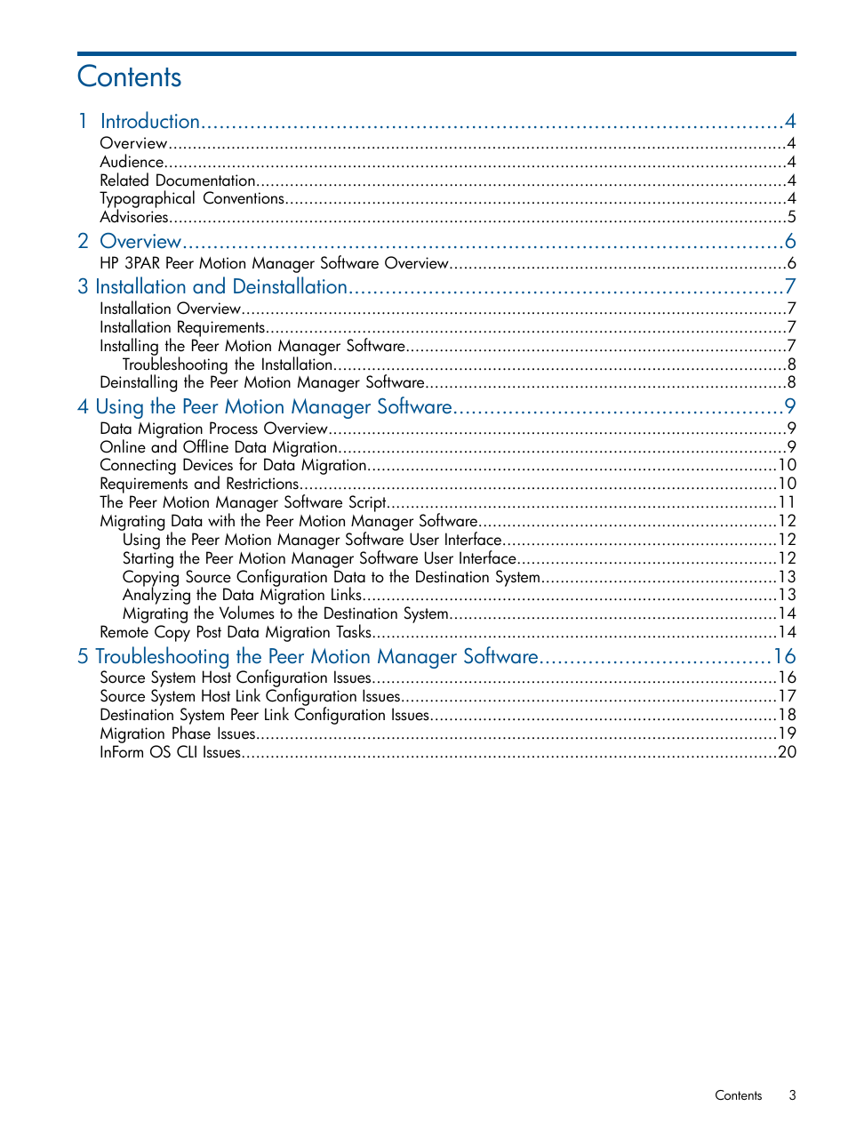 HP 3PAR InForm Software Licenses User Manual | Page 3 / 20