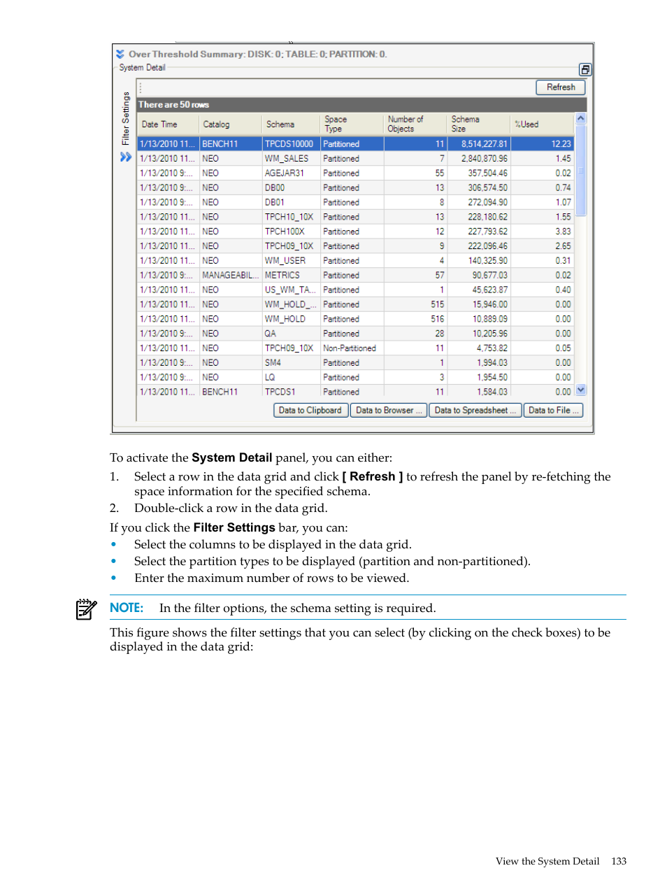 HP Neoview Release 2.4 Software User Manual | Page 133 / 160