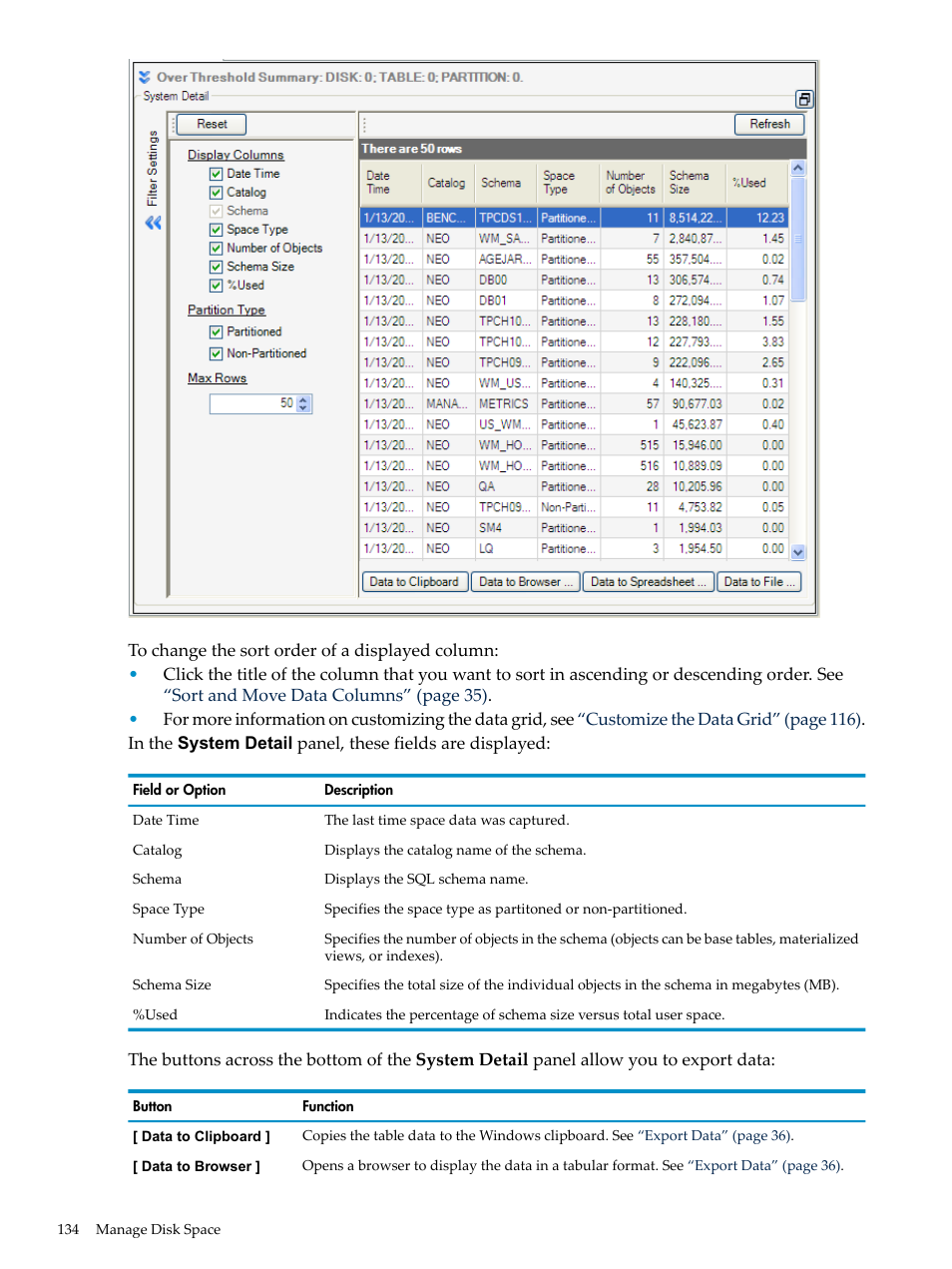 HP Neoview Release 2.4 Software User Manual | Page 134 / 160