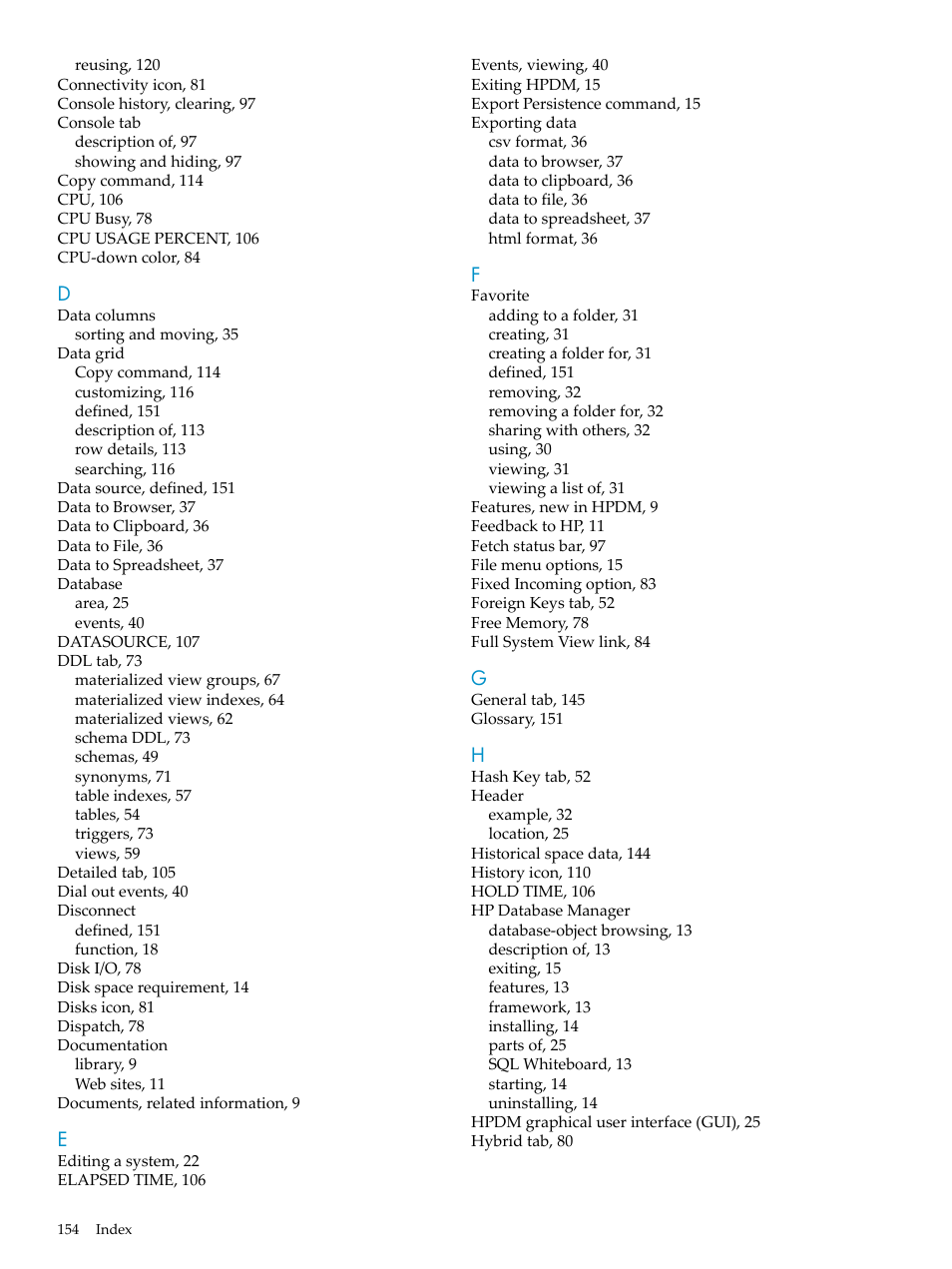 HP Neoview Release 2.4 Software User Manual | Page 154 / 160