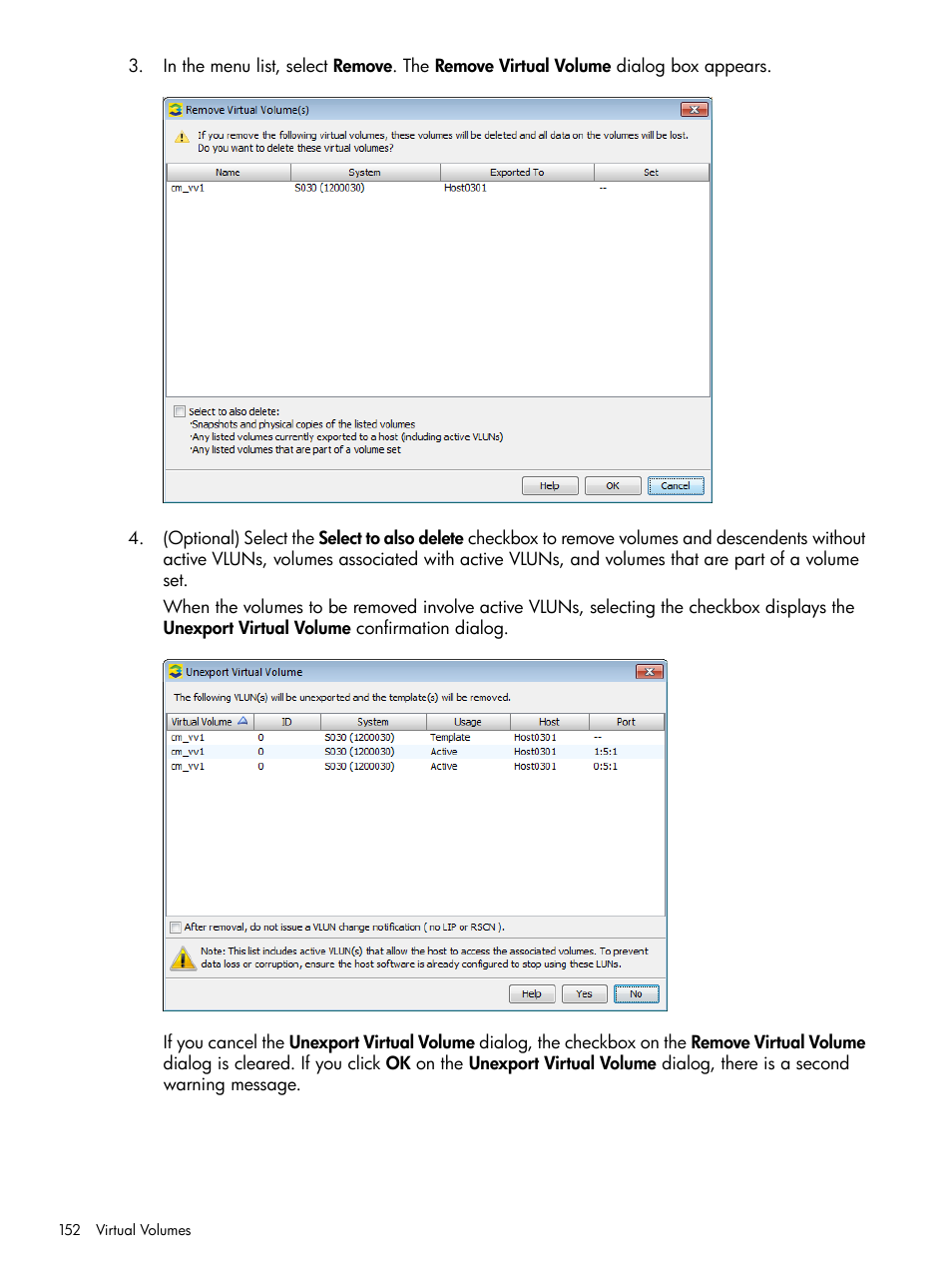 HP 3PAR Operating System Software User Manual | Page 152 / 526