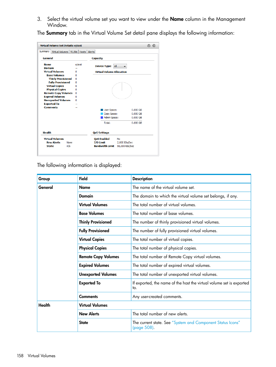 HP 3PAR Operating System Software User Manual | Page 158 / 526