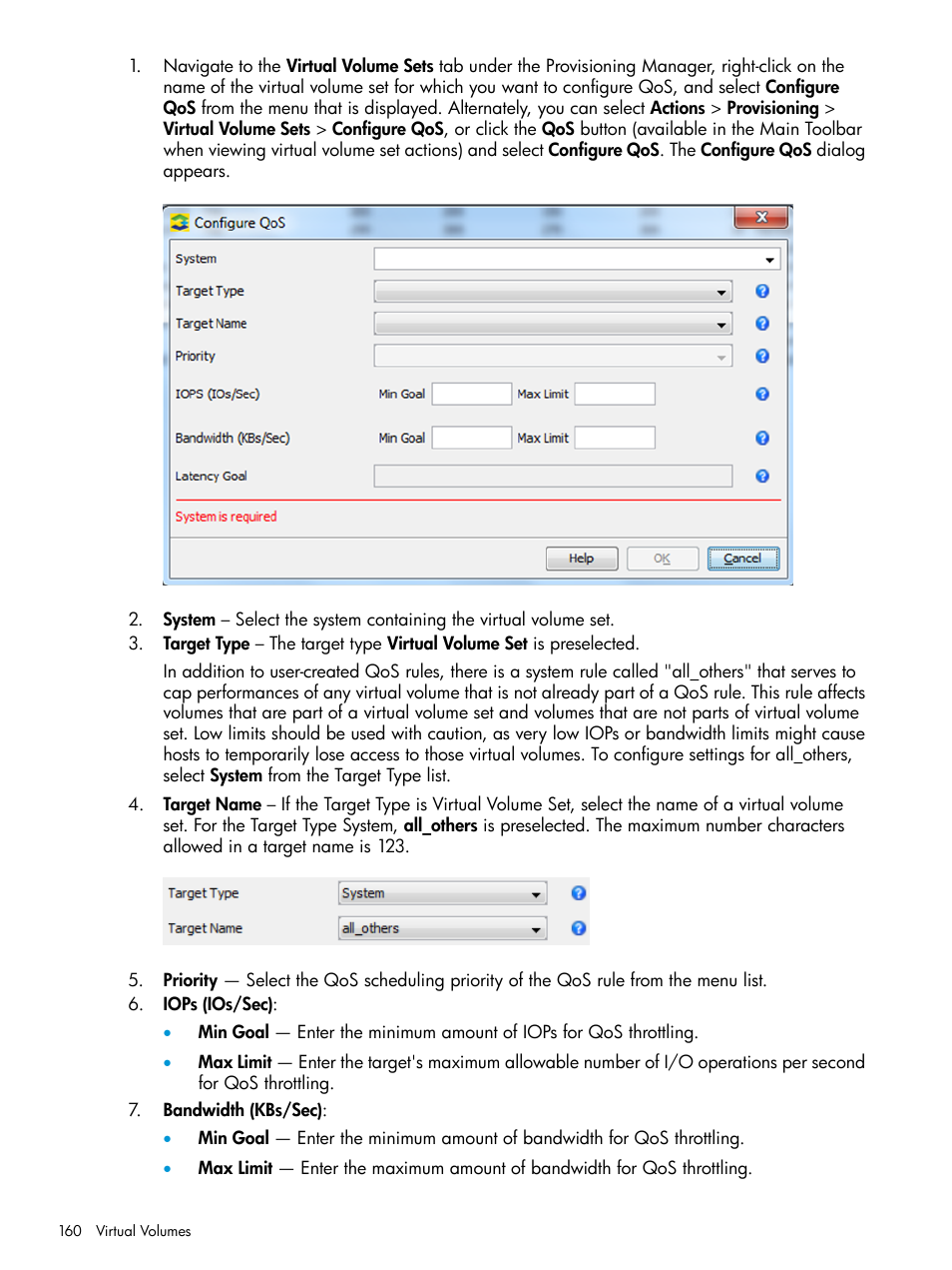 HP 3PAR Operating System Software User Manual | Page 160 / 526