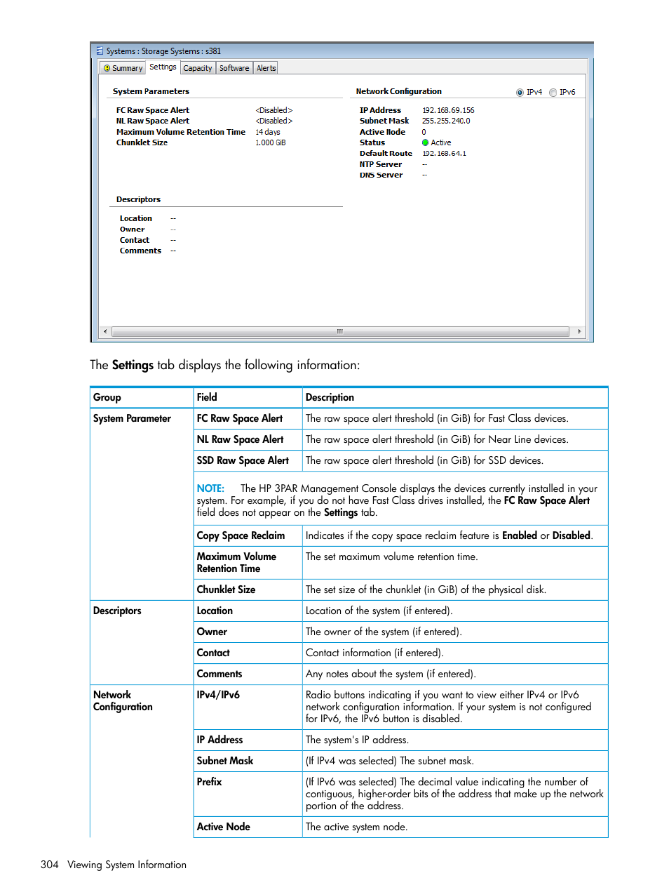 HP 3PAR Operating System Software User Manual | Page 304 / 526