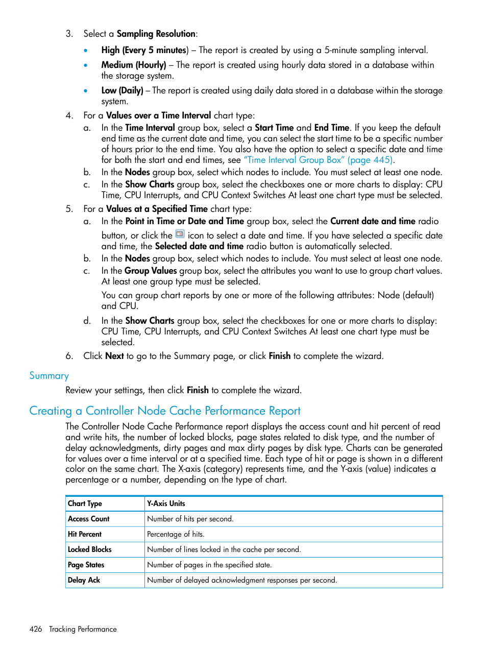 Summary | HP 3PAR Operating System Software User Manual | Page 426 / 526