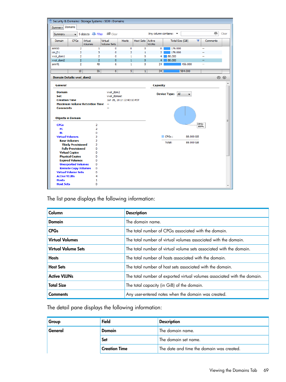 HP 3PAR Operating System Software User Manual | Page 69 / 526