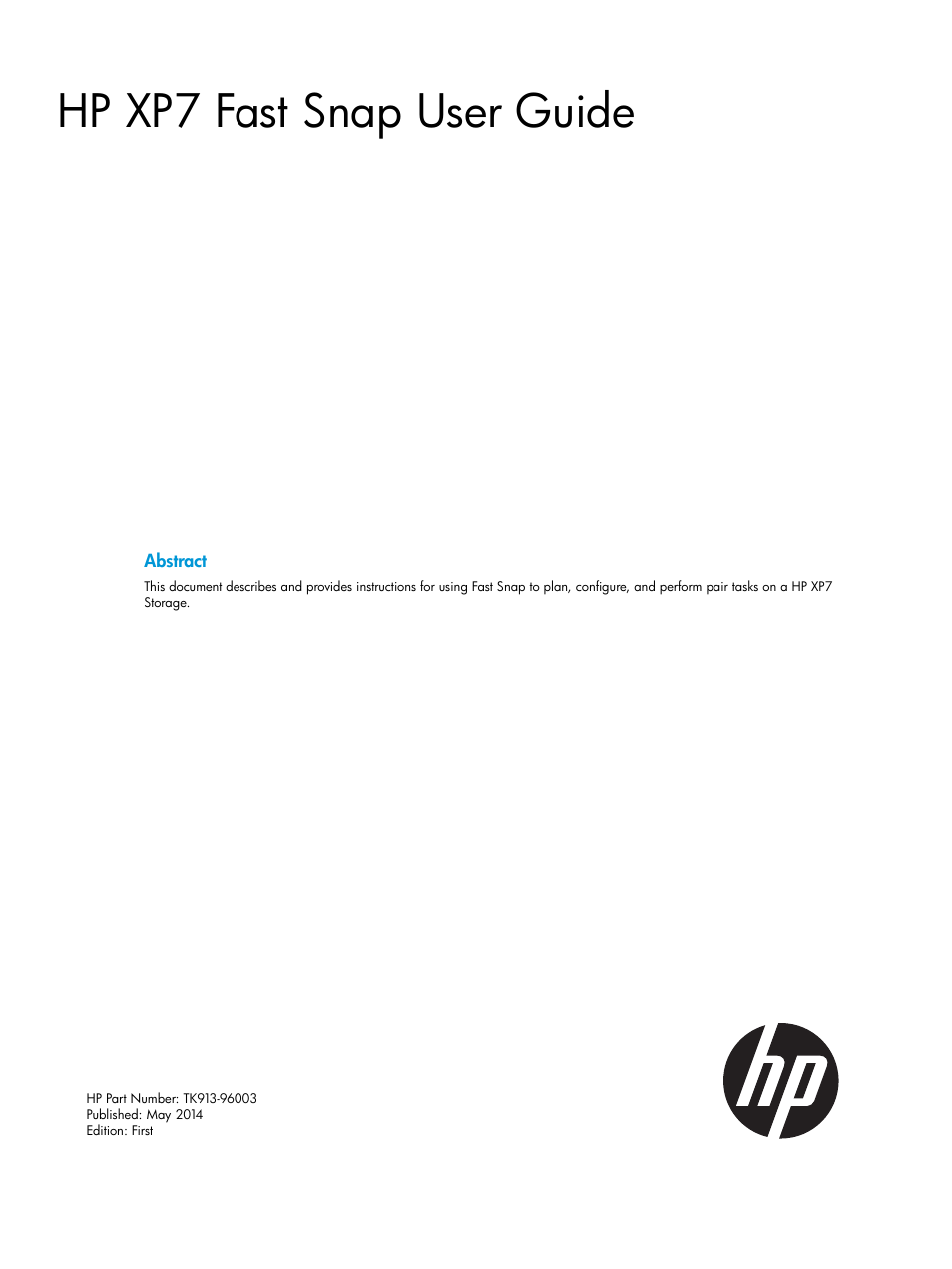 HP XP7 Storage User Manual | 197 pages