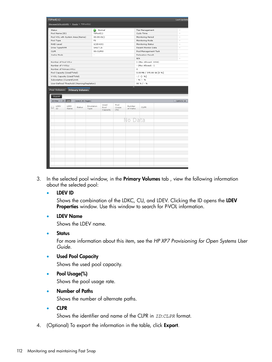 HP XP7 Storage User Manual | Page 112 / 197