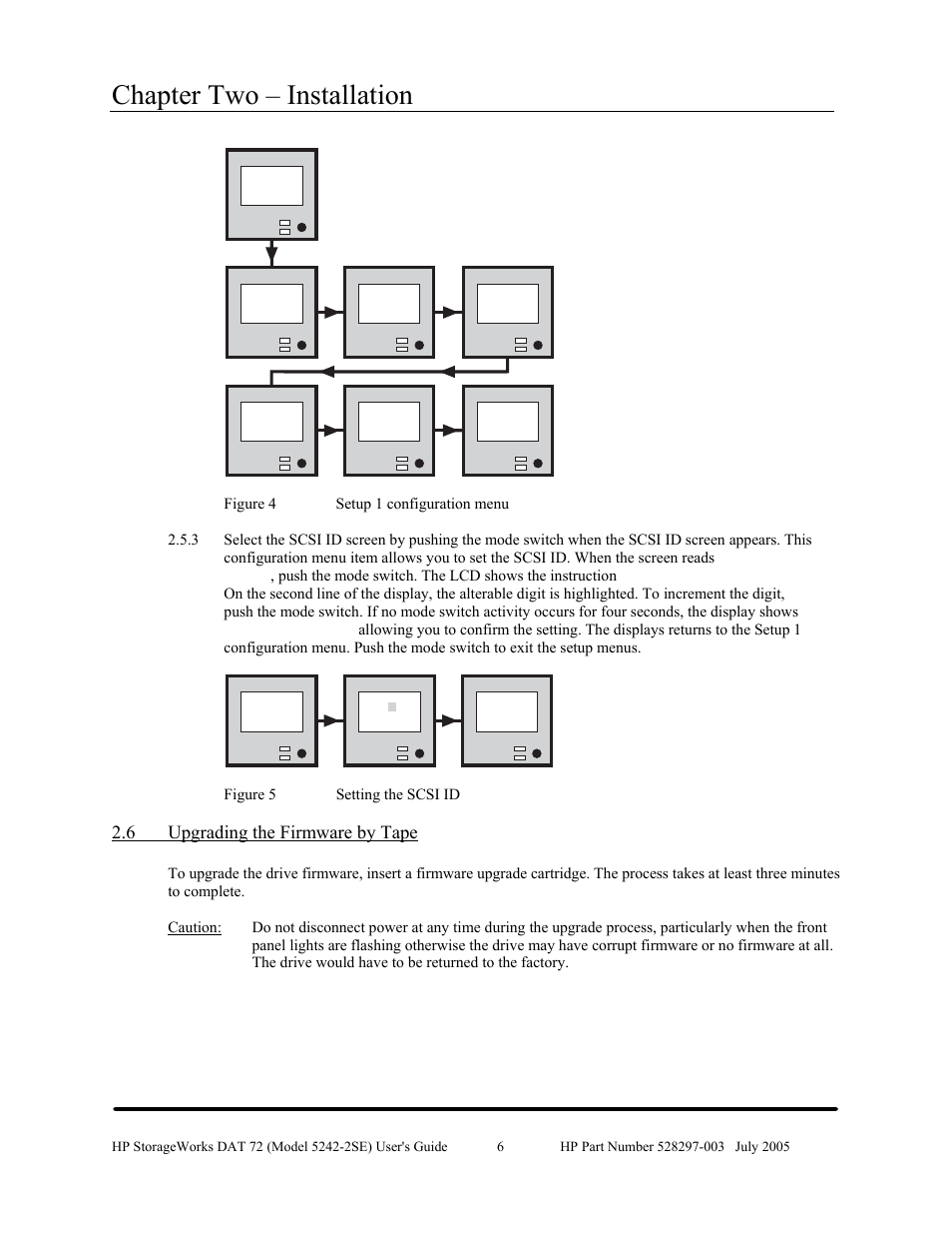 Chapter two – installation, 6 upgrading the firmware by tape | HP NonStop G-Series User Manual | Page 10 / 43