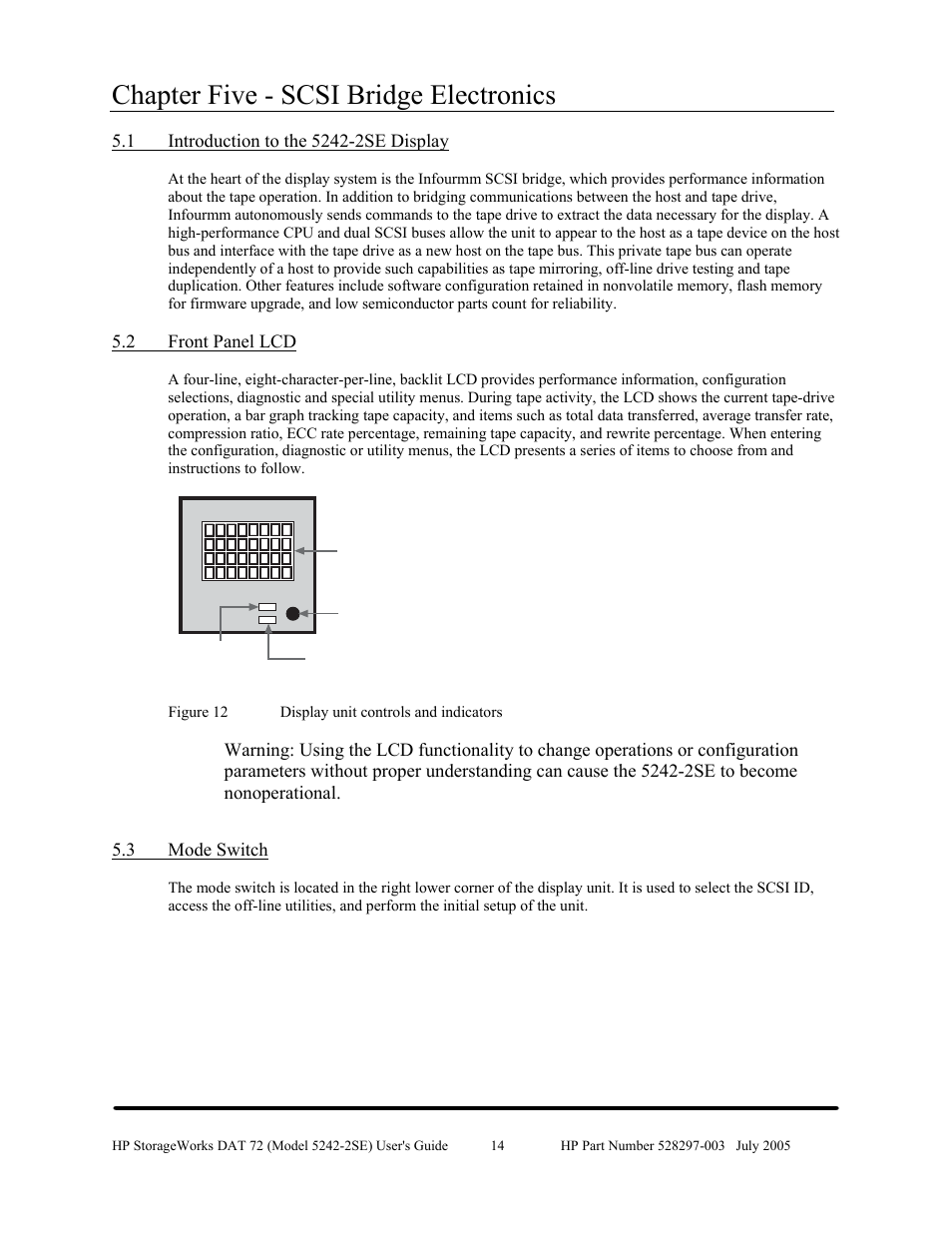 Chapter five - scsi bridge electronics | HP NonStop G-Series User Manual | Page 18 / 43