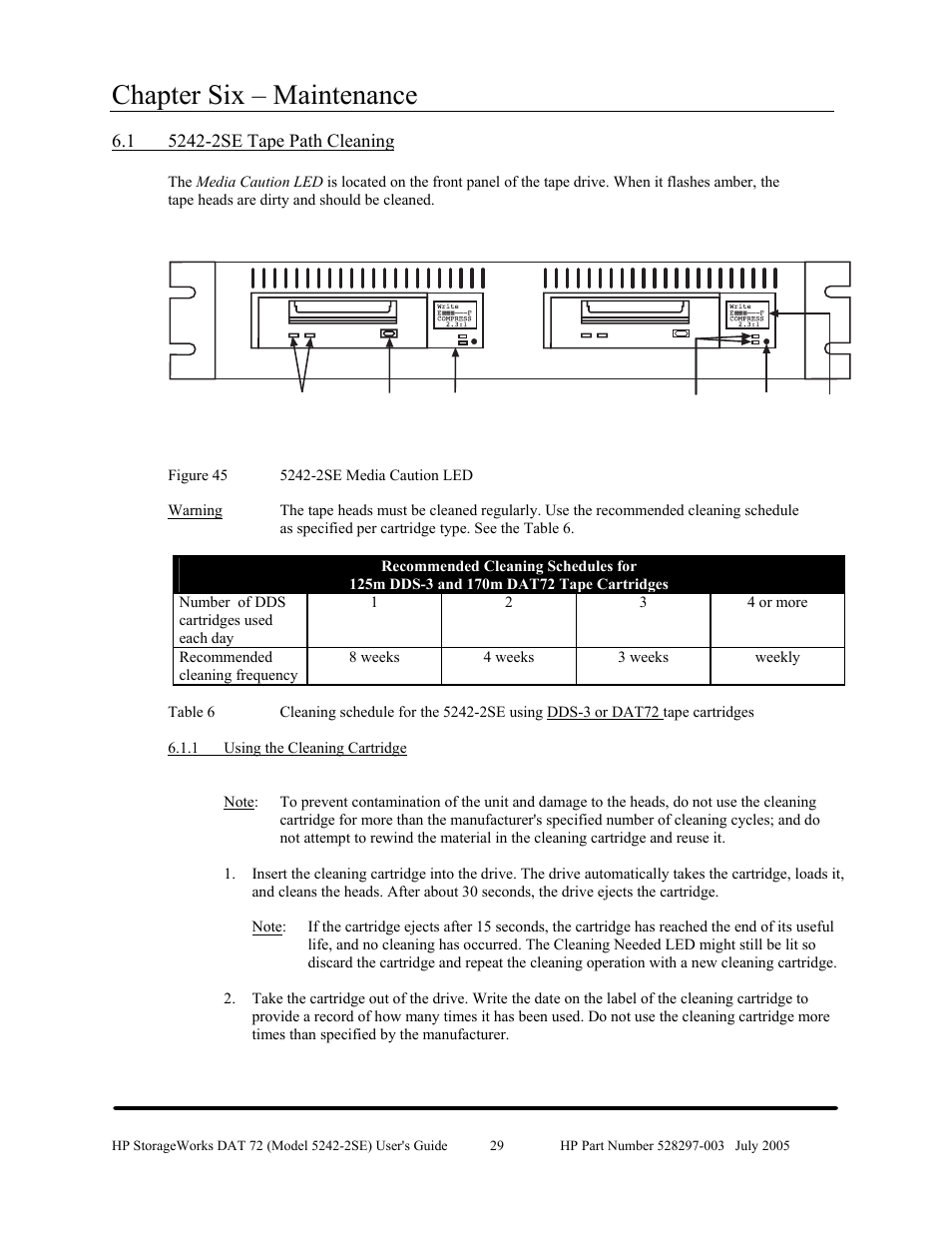 Chapter six – maintenance | HP NonStop G-Series User Manual | Page 33 / 43