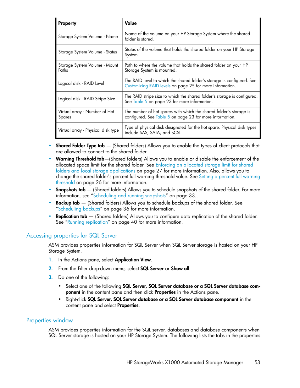 HP X1000 Network Storage Systems User Manual | Page 53 / 68