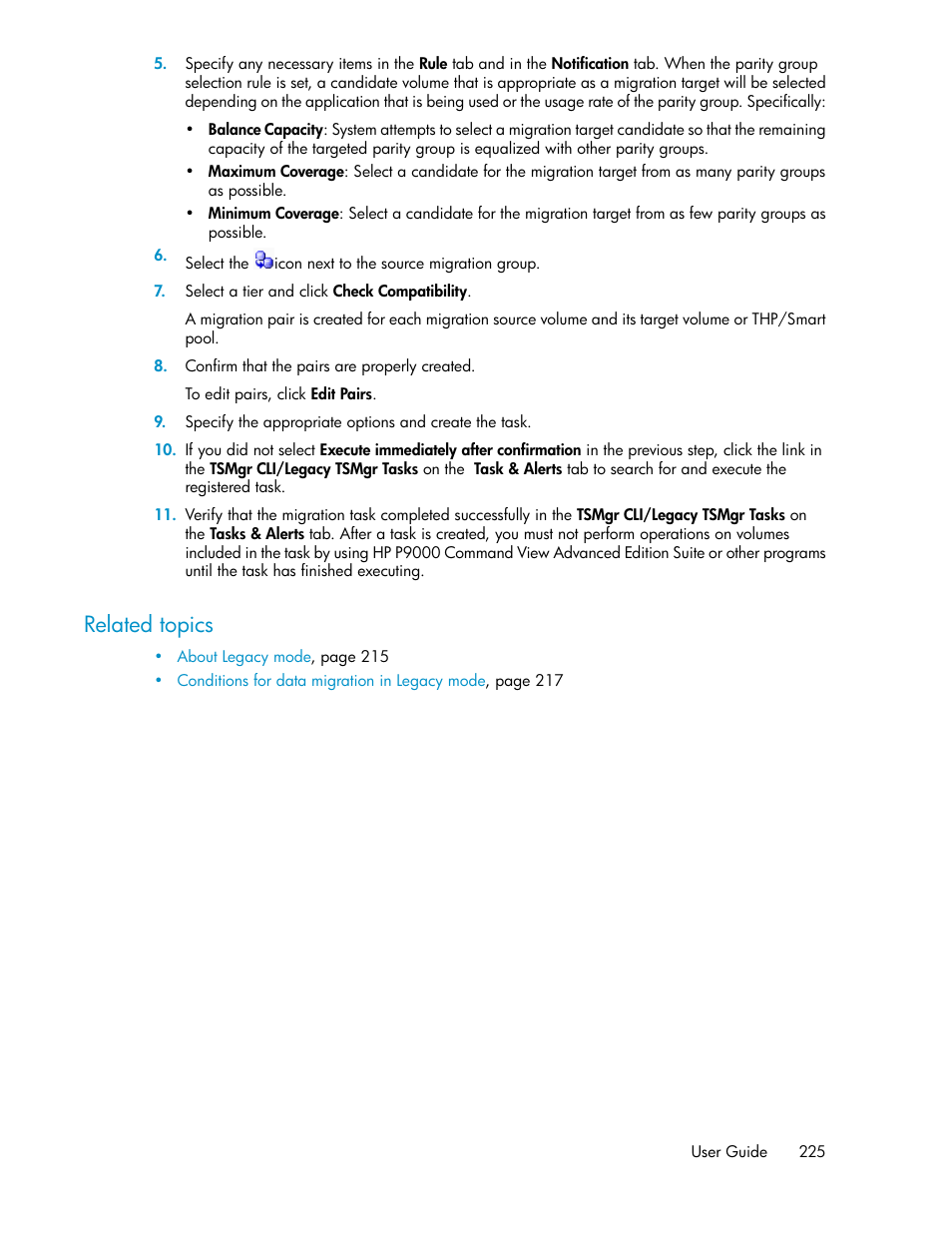 Related topics | HP XP P9000 Command View Advanced Edition Software Licenses User Manual | Page 225 / 250