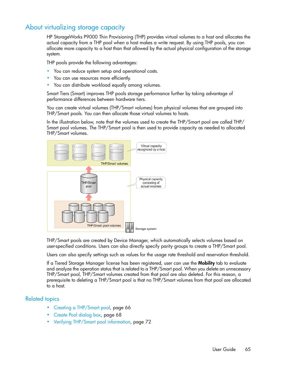 About virtualizing storage capacity | HP XP P9000 Command View Advanced Edition Software Licenses User Manual | Page 65 / 250