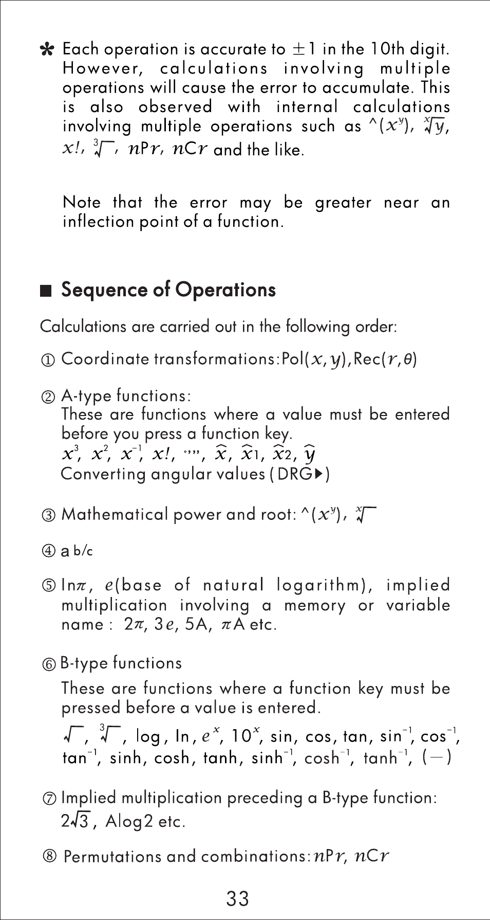 HP 10s Scientific Calculator User Manual | Page 34 / 44