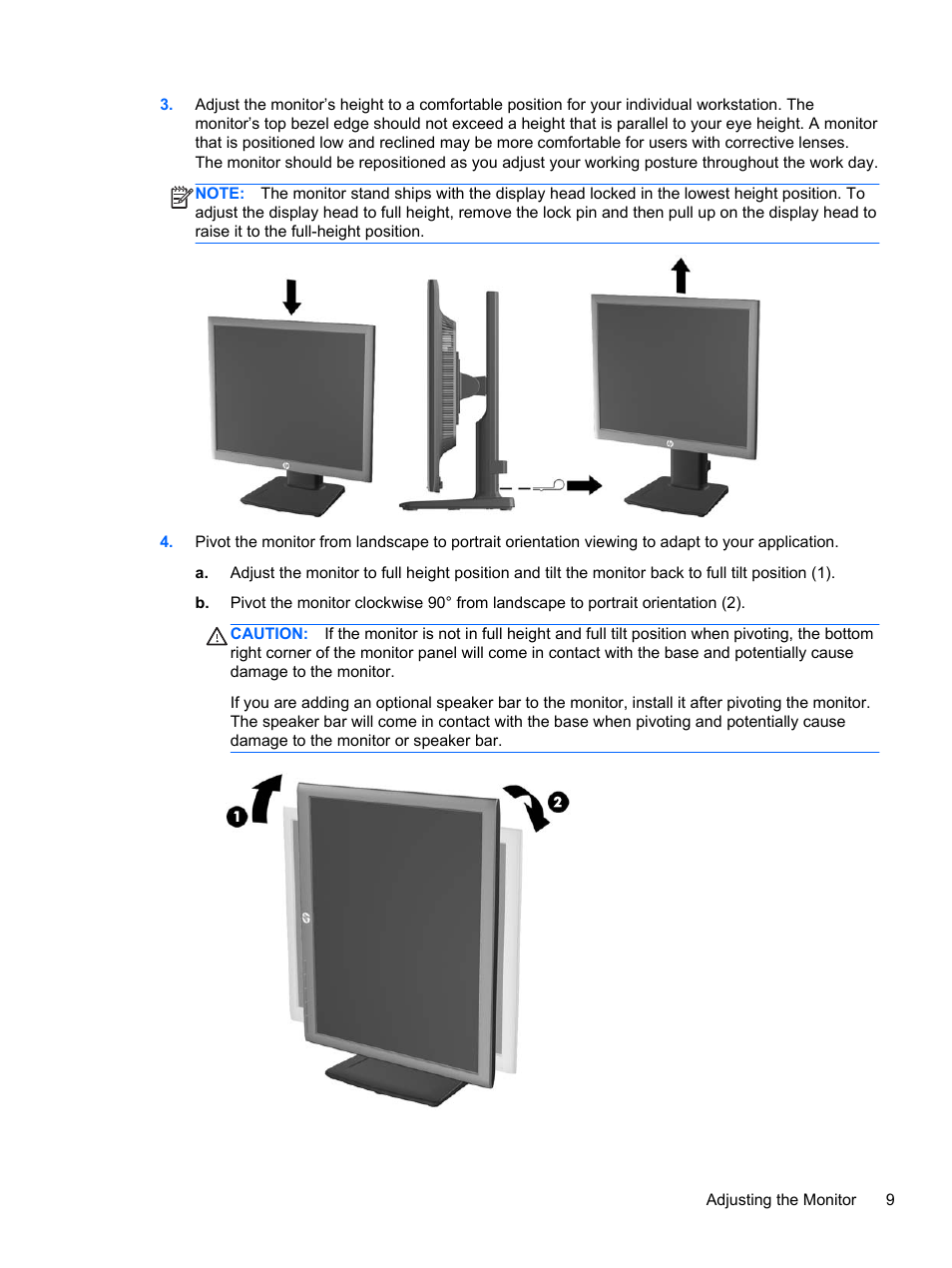 HP EliteDisplay E190i 18.9-in 54 LED Backlit IPS Monitor User Manual | Page 15 / 23